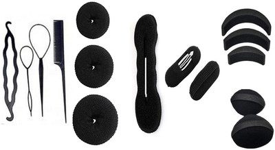 JAGTEK Combo set of 15pcs , Hair Combo 4pcs Diy Kit For Hair Styling , 3 pcs Hair Donut Bun Maker , 1 pcs Banana Donut , 2 pcs Base tic-tak clip , 3 pcs Hair volumizer , 2 pcs Base 2 Puff maker , all in one combo(Set of 15)
JAGTEK Combo set of 15pcs , Hair Combo 4pcs Diy Kit For Hair Styling , 3 pcs Hair Donut Bun Maker , 1 pcs Banana Donut , 2 pcs Base tic-tak clip , 3 pcs Hair volumizer , 2 pcs Base 2 Puff maker , all in one combo(Set of 15)
