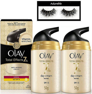 Adorable Eyelashes, Olay Imported effect 7 in one Anti-Ageing cream Moisturizer Day Cream 50 gm pack of 2(Set of 3)
Adorable Eyelashes, Olay Imported effect 7 in one Anti-Ageing cream Moisturizer Day Cream 50 gm pack of 2(Set of 3)