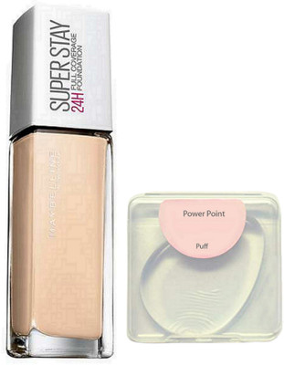 power point silicon puff, maybelline new york super stay 24H full coverage foundation(Set of 2)
power point silicon puff, maybelline new york super stay 24H full coverage foundation(Set of 2)