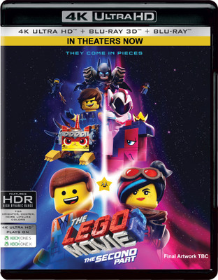 The Lego Movie 2: The Second Part (4K UHD + Blu-ray 3D + Blu-ray)(4K(UHD) Blu-ray English)
The Lego Movie 2: The Second Part (4K UHD + Blu-ray 3D + Blu-ray)(4K(UHD) Blu-ray English)