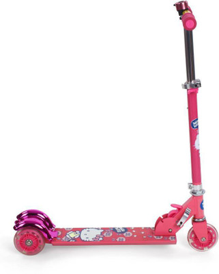 Krivan Bluwings 3 Wheel Foldable Scooter With Height Adjustment And LED Lights On Wheels With Bell kids Cycle Scooter (Pink) Tricycle(Pink)
Krivan Bluwings 3 Wheel Foldable Scooter With Height Adjustment And LED Lights On Wheels With Bell kids Cycle Scooter (Pink) Tricycle(Pink)