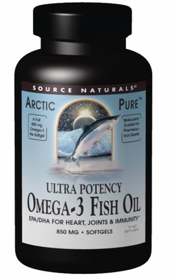 Source Naturals Arctic Pure Omega-3 Fish Oil Ultra Potency 850 mg 60 Softgels(60 No)
Source Naturals Arctic Pure Omega-3 Fish Oil Ultra Potency 850 mg 60 Softgels(60 No)