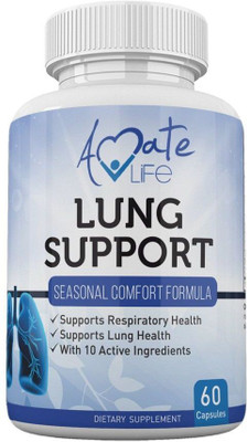 Amate Life Lung Support 10 Active Ingredients Original Formula for Bronchial System 60 Caps(60 No)
Amate Life Lung Support 10 Active Ingredients Original Formula for Bronchial System 60 Caps(60 No)