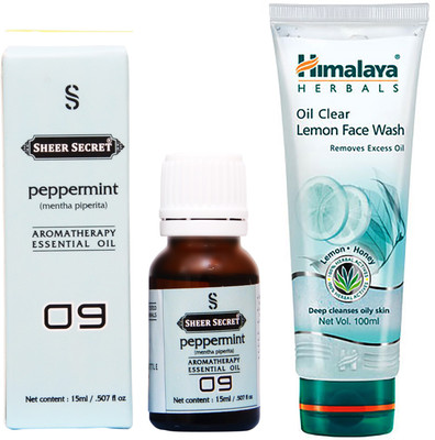 SHEER SECRET LEMON ESSENTIAL OIL 15 ML and HIMALAYA OIL CLEAR LEMON FACE WASH 100 ML(Set of 2)
SHEER SECRET LEMON ESSENTIAL OIL 15 ML and HIMALAYA OIL CLEAR LEMON FACE WASH 100 ML(Set of 2)