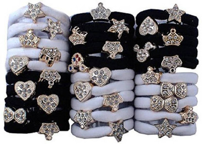 Iyaan Fancy Ponytail Holder For Women, Rubber Bands For Girls, Set Of 30, Pack Of 1 Rubber Band(Black, White)
Iyaan Fancy Ponytail Holder For Women, Rubber Bands For Girls, Set Of 30, Pack Of 1 Rubber Band(Black, White)
