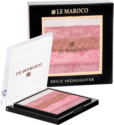 LE MAROCO Make Up Shining Star Shimmer Brick Highlighter-03 Highlighter(PINK)
