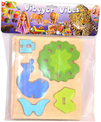 Vibgyor Vibes Early Age 3D Wood Jigsaw Puzzles in Animals Shapes for Small Kids, Pack of 3 Different Patterns Puzzle (17.5x14.5cm) (Multi Color)(10 Pieces)
Vibgyor Vibes Early Age 3D Wood Jigsaw Puzzles in Animals Shapes for Small Kids, Pack of 3 Different Patterns Puzzle (17.5x14.5cm) (Multi Color)(10 Pieces)