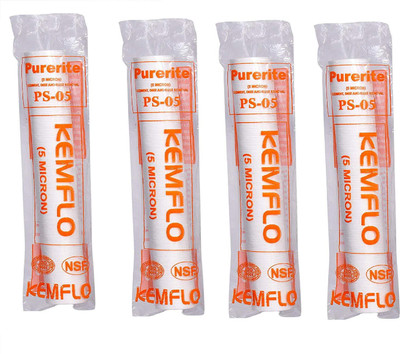 purerite PP Plastic Spun/Pre Filter Compatible with All (Standard 10 inches)Pack of 4 Solid Filter Cartridge(.5, Pack of 4)
purerite PP Plastic Spun/Pre Filter Compatible with All (Standard 10 inches)Pack of 4 Solid Filter Cartridge(.5, Pack of 4)