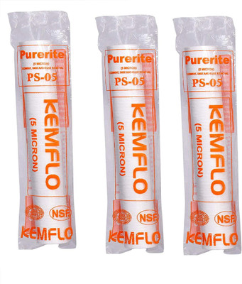 purerite PP Spun Filter/pre Filter Standard 10 inches Solid Filter Cartridge(.5, Pack of 3)
purerite PP Spun Filter/pre Filter Standard 10 inches Solid Filter Cartridge(.5, Pack of 3)