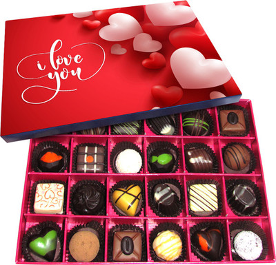 Chocholik Valentines Day Gift Box - Lets Stay Together and Never Part Belgium Chocolate Box - 24pc Truffles(360 g)
Chocholik Valentines Day Gift Box - Lets Stay Together and Never Part Belgium Chocolate Box - 24pc Truffles(360 g)