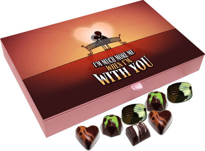 Chocholik Valentines Day Gift Box - Keep Calm and Be My Valentine Belgium Chocolate Box - 12pc Truffles(144 g)
Chocholik Valentines Day Gift Box - Keep Calm and Be My Valentine Belgium Chocolate Box - 12pc Truffles(144 g)