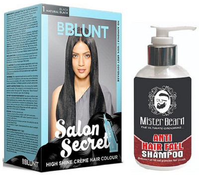MISTER BEARD ANTI HAIR FALL SHAMPOO WITH BBLUNT NATURAL BLACK (1) HAIR COLOUR(Set of 2)
MISTER BEARD ANTI HAIR FALL SHAMPOO WITH BBLUNT NATURAL BLACK (1) HAIR COLOUR(Set of 2)
