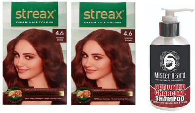 MISTER BEARD CHARCOAL SHAMPOO WITH STREAX REGULAR REDDISH BROWN (4.6) X 2(Set of 3)
MISTER BEARD CHARCOAL SHAMPOO WITH STREAX REGULAR REDDISH BROWN (4.6) X 2(Set of 3)