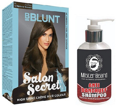 MISTER BEARD ANTI DANDRUFF SHAMPOO WITH BBLUNT NATURAL BROWN (4.31) HAIR COLOUR(Set of 2)
MISTER BEARD ANTI DANDRUFF SHAMPOO WITH BBLUNT NATURAL BROWN (4.31) HAIR COLOUR(Set of 2)