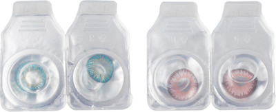 Optify 2 Pair Zero Power Monthly Color Contact Lens (Blue-Pink) Monthly Contact Lens(1, Blue_Pink, Pack of 2)
Optify 2 Pair Zero Power Monthly Color Contact Lens (Blue-Pink) Monthly Contact Lens(1, Blue_Pink, Pack of 2)