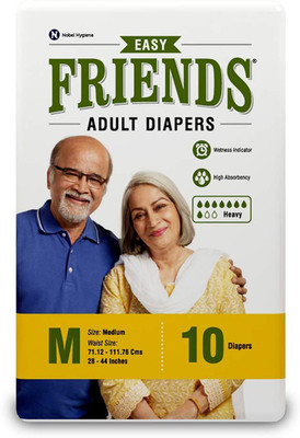 Friends EASY ADULT DIAPERS, SIZE MEDIUM, 10 PCS PACK, FOR WAIST SIZE 28''-44'' INCHES, TOTAL 10 DIAPERS Adult Diapers - M(10 Pieces)
Friends EASY ADULT DIAPERS, SIZE MEDIUM, 10 PCS PACK, FOR WAIST SIZE 28''-44'' INCHES, TOTAL 10 DIAPERS Adult Diapers - M(10 Pieces)