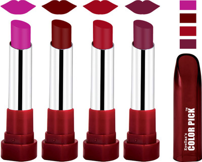 EYEFLAX'S COLORPICK SILK TOUCH MATTE MULTICOLOR LIPSTICK COMBO 24 (PACK OF 4)(MULTICOLOR)
EYEFLAX'S COLORPICK SILK TOUCH MATTE MULTICOLOR LIPSTICK COMBO 24 (PACK OF 4)(MULTICOLOR)