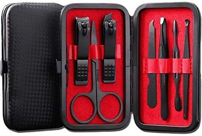 Foolzy 7 in 1 Manicure set Professional Black Stainless Steel Nail Clipper Kit Finger Plier Nails art Pedicure Toe Nail Tools Set(240 g, Set of 1)
Foolzy 7 in 1 Manicure set Professional Black Stainless Steel Nail Clipper Kit Finger Plier Nails art Pedicure Toe Nail Tools Set(240 g, Set of 1)