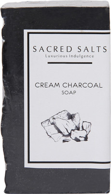 Sacred Salts Cream Charcoal Gentle Handmade Castile Soap| 100% Natural Organic Bathing Bar | Nourishing Soap for Face & Body | 100g - 1 Soap(100 g)
Sacred Salts Cream Charcoal Gentle Handmade Castile Soap| 100% Natural Organic Bathing Bar | Nourishing Soap for Face & Body | 100g - 1 Soap(100 g)