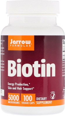 Jarrow Formulas Biotin 5000 mcg 100 Capsules(100 No)