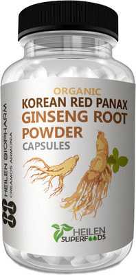 Heilen Biopharm Korean Red Panax Ginseng Root Powder 180 Capsules X 500 mg, 90 grams(180 No)
Heilen Biopharm Korean Red Panax Ginseng Root Powder 180 Capsules X 500 mg, 90 grams(180 No)