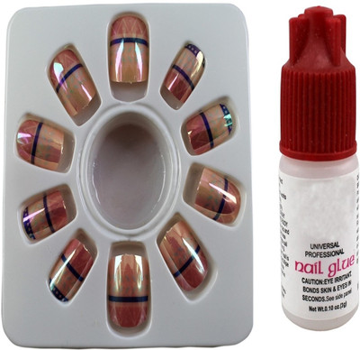 Ear Lobe & Accessories Mirror Finish Glossy Full Cover 24 Nails With Glue Multicolour(Pack of 24)
Ear Lobe & Accessories Mirror Finish Glossy Full Cover 24 Nails With Glue Multicolour(Pack of 24)