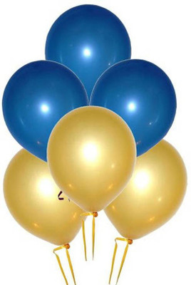 Riit Solid Metallic Balloons for Birthday Decoration (50, Blue And Golden) Balloon(Blue, Gold, Pack of 50)
Riit Solid Metallic Balloons for Birthday Decoration (50, Blue And Golden) Balloon(Blue, Gold, Pack of 50)