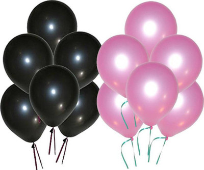 Riit Solid Metallic Balloons for Birthday Decoration (50, Black And Pink) Balloon(Pink, Black, Pack of 50)
Riit Solid Metallic Balloons for Birthday Decoration (50, Black And Pink) Balloon(Pink, Black, Pack of 50)