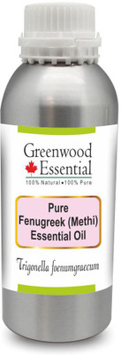 Greenwood Essential Pure Fenugreek (Methi) Essential Oil (Trigonella foenumgraecum) 100% Natural Therapeutic Grade Steam Distilled(300 ml)
Greenwood Essential Pure Fenugreek (Methi) Essential Oil (Trigonella foenumgraecum) 100% Natural Therapeutic Grade Steam Distilled(300 ml)