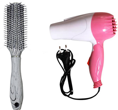 Fully Combo Of Hair Brush With Hair Dryer For Men And Women Home Use, Pack Of 1(Set of 2)
Fully Combo Of Hair Brush With Hair Dryer For Men And Women Home Use, Pack Of 1(Set of 2)
