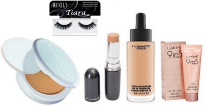 TIARA Eyelashes ,Maybelline New York Compact , Weight Less Mousse , Studio Water weight Foundation , Stick Concealer(Set of 5)
TIARA Eyelashes ,Maybelline New York Compact , Weight Less Mousse , Studio Water weight Foundation , Stick Concealer(Set of 5)