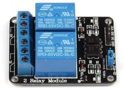 ERL TWO CHANNEL 5V RELAY MODULE BOARD WITH OPTOCOUPLER Motor Control Electronic Hobby Kit
ERL TWO CHANNEL 5V RELAY MODULE BOARD WITH OPTOCOUPLER Motor Control Electronic Hobby Kit
