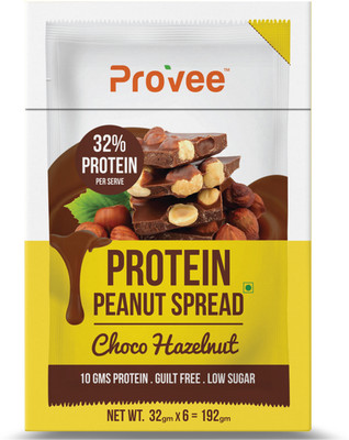 PROVEE Choco-Hazelnut Protein Spread -100% Natural - 192 Grams X 3 (Pack of 6 x 32 Grams)- Made with Turkish Hazelnuts, 10gm Protein per Serving 500 g(Pack of 3)
PROVEE Choco-Hazelnut Protein Spread -100% Natural - 192 Grams X 3 (Pack of 6 x 32 Grams)- Made with Turkish Hazelnuts, 10gm Protein per Serving 500 g(Pack of 3)