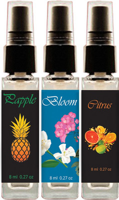 Geeleemitti 0% Alcohol Natural Perfume Pineapple, Citrus, Jasmine & Geranium Fragrance Pocket Perfume Combo Pack of 3, Water Based with 0% Alcohol Perfume - 24 ml(For Men & Women)
Geeleemitti 0% Alcohol Natural Perfume Pineapple, Citrus, Jasmine & Geranium Fragrance Pocket Perfume Combo Pack of 3, Water Based with 0% Alcohol Perfume - 24 ml(For Men & Women)