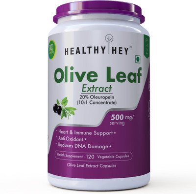 HealthyHey Nutrition Olive Leaf Extract 20% Oleuropein, 120 Vegetable Capsules(500 mg)
HealthyHey Nutrition Olive Leaf Extract 20% Oleuropein, 120 Vegetable Capsules(500 mg)