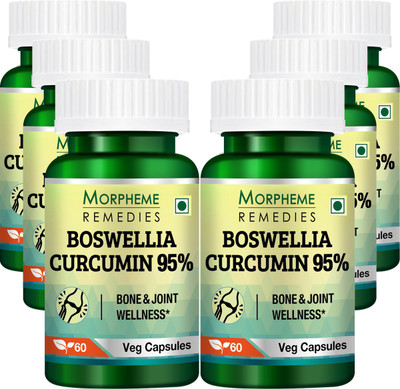 Morpheme Remedies Boswellia Curcumin (95% Curcuminoids) - 500mg Extract (Pack Of 6)(60 No)
Morpheme Remedies Boswellia Curcumin (95% Curcuminoids) - 500mg Extract (Pack Of 6)(60 No)