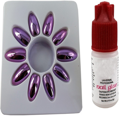 Ear Lobe & Accessories Glossy Full Cover 24 Nails With Glue(Purple) Purple(Pack of 12)
Ear Lobe & Accessories Glossy Full Cover 24 Nails With Glue(Purple) Purple(Pack of 12)