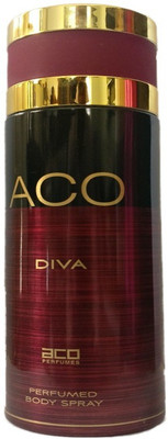 aco PERFUMES ACO DIVA Perfumed Body Spray 200ml Perfume Body Spray - For Men & Women(200 ml)
aco PERFUMES ACO DIVA Perfumed Body Spray 200ml Perfume Body Spray - For Men & Women(200 ml)