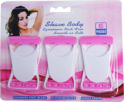 BUYWELL Max Disposable 6 Blades Shave Body & Bikini Manual Shaving Razor Blades For Women Disposable Razor(Pack of 1)
BUYWELL Max Disposable 6 Blades Shave Body & Bikini Manual Shaving Razor Blades For Women Disposable Razor(Pack of 1)