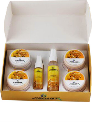 Verdant Gold Facial Kit 300 g(Set of 6) 
Verdant Gold Facial Kit 300 g(Set of 6)