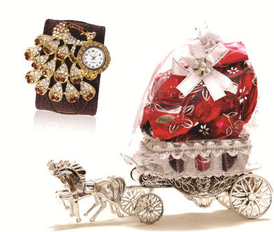 Skylofts Horse Chocolate Gift Decoration Piece with 10pcs Assorted Chocolates and Women Bracelet Watch Combo(90gms)
Skylofts Horse Chocolate Gift Decoration Piece with 10pcs Assorted Chocolates and Women Bracelet Watch Combo(90gms)