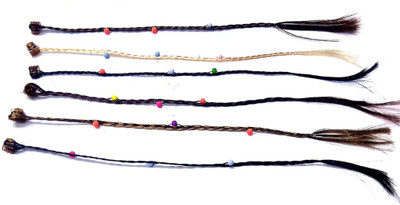 Proplady Partywear Colored (6 Strands) Beads Stud Braided Blonde Hair Extensions Hair Stylers for Girls & Women|Wedding Hair|Latest Hair Braid Extension, Hair Clip, Hair Chain, Hair Pin, Hair Accessory Set(Brown, Black)
Proplady Partywear Colored (6 Strands) Beads Stud Braided Blonde Hair Extensions Hair Stylers for Girls & Women|Wedding Hair|Latest Hair Braid Extension, Hair Clip, Hair Chain, Hair Pin, Hair Accessory Set(Brown, Black)