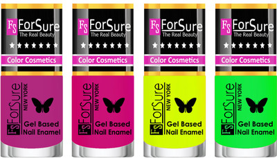 Forsure Fast Dry and Chip Resistant Nail Polish Mauve, Purple,, Yellow, Greeen(Pack of 4)
Forsure Fast Dry and Chip Resistant Nail Polish Mauve, Purple,, Yellow, Greeen(Pack of 4)