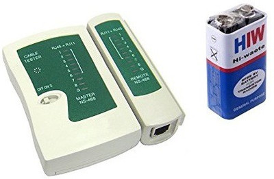 Inditrust Network LAN Cable Tester RJ45 / RJ11 / RJ12 / Cat5 Network Interface Card(White)
Inditrust Network LAN Cable Tester RJ45 / RJ11 / RJ12 / Cat5 Network Interface Card(White)