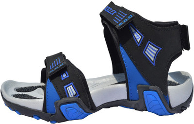 Roclex Men Black R.Blue Sandals