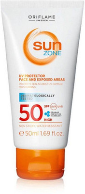 Oriflame Sun Zone UV Protector Face and Exposed Areas SPF 50 High PA++ (50 ml) - SPF 50 PA++(50 ml)
Oriflame Sun Zone UV Protector Face and Exposed Areas SPF 50 High PA++ (50 ml) - SPF 50 PA++(50 ml)