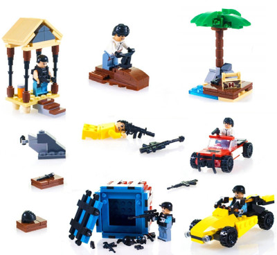 FLICK IN 3D Bricks Player Battleground Mission Plastic Buliding Block Construction Set with 4 Mini Figure Toy for Kids (443+ Pieces)(Multicolor)
FLICK IN 3D Bricks Player Battleground Mission Plastic Buliding Block Construction Set with 4 Mini Figure Toy for Kids (443+ Pieces)(Multicolor)
