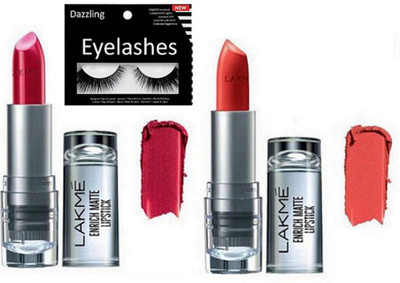 dazzling Eyelashes & ENRICH Matte Lipstick Finish Set Of 2 (Set of 3)(Set of 3)
dazzling Eyelashes & ENRICH Matte Lipstick Finish Set Of 2 (Set of 3)(Set of 3)