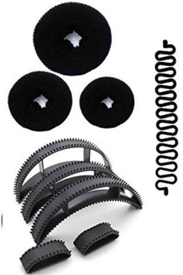 Iyaan Combo Of Hair Donut, Braid Tool, Puff Maker Hair Accessories For Hair Styling For Girls, Pack of 1 Hair Accessory Set(Black)
Iyaan Combo Of Hair Donut, Braid Tool, Puff Maker Hair Accessories For Hair Styling For Girls, Pack of 1 Hair Accessory Set(Black)