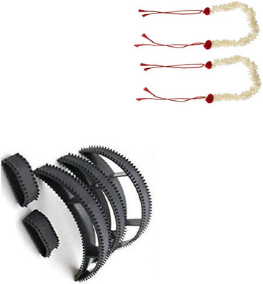 S R Enterprises hair accessories bumpit hait thread gajra pack of 7pcs Hair Accessory Set(Black)
S R Enterprises hair accessories bumpit hait thread gajra pack of 7pcs Hair Accessory Set(Black)